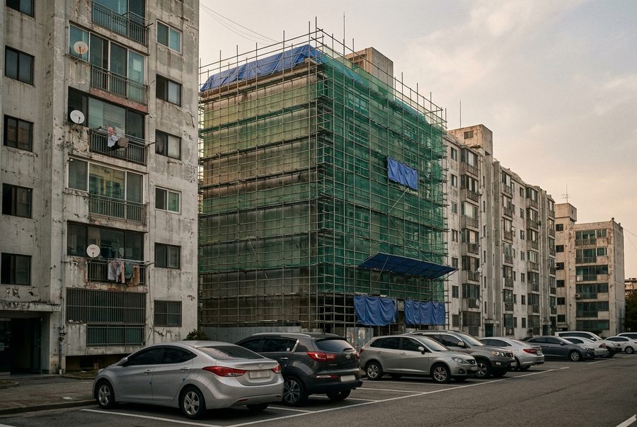 아파트 리모델링 매도청구 — 연출 이미지