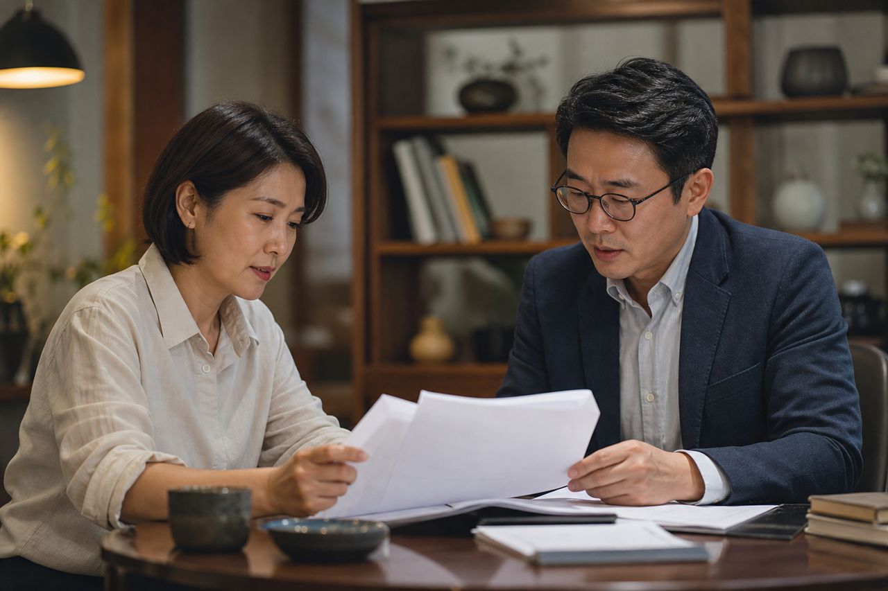 재개발 수용재결, 보상금이 낮다면 어떻게 대응해야 하나 관련 전문가 상담·서류 검토 장면